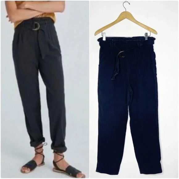 By Anthropologie Marin Black Utility Pants Size Small - Picture 1 of 8